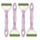 Aparat de ras flexibil cu 3 lame si maner cu parfum flori de cires Xtreme 3 My Intuition Comfort, 4 buc, Wilkinson 687830