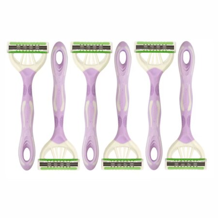 Aparat de ras flexibil cu 3 lame si maner Xtreme 3 My Intuition Comfort, Flori de cires,4 + 2 buc, Wilkinson 687839