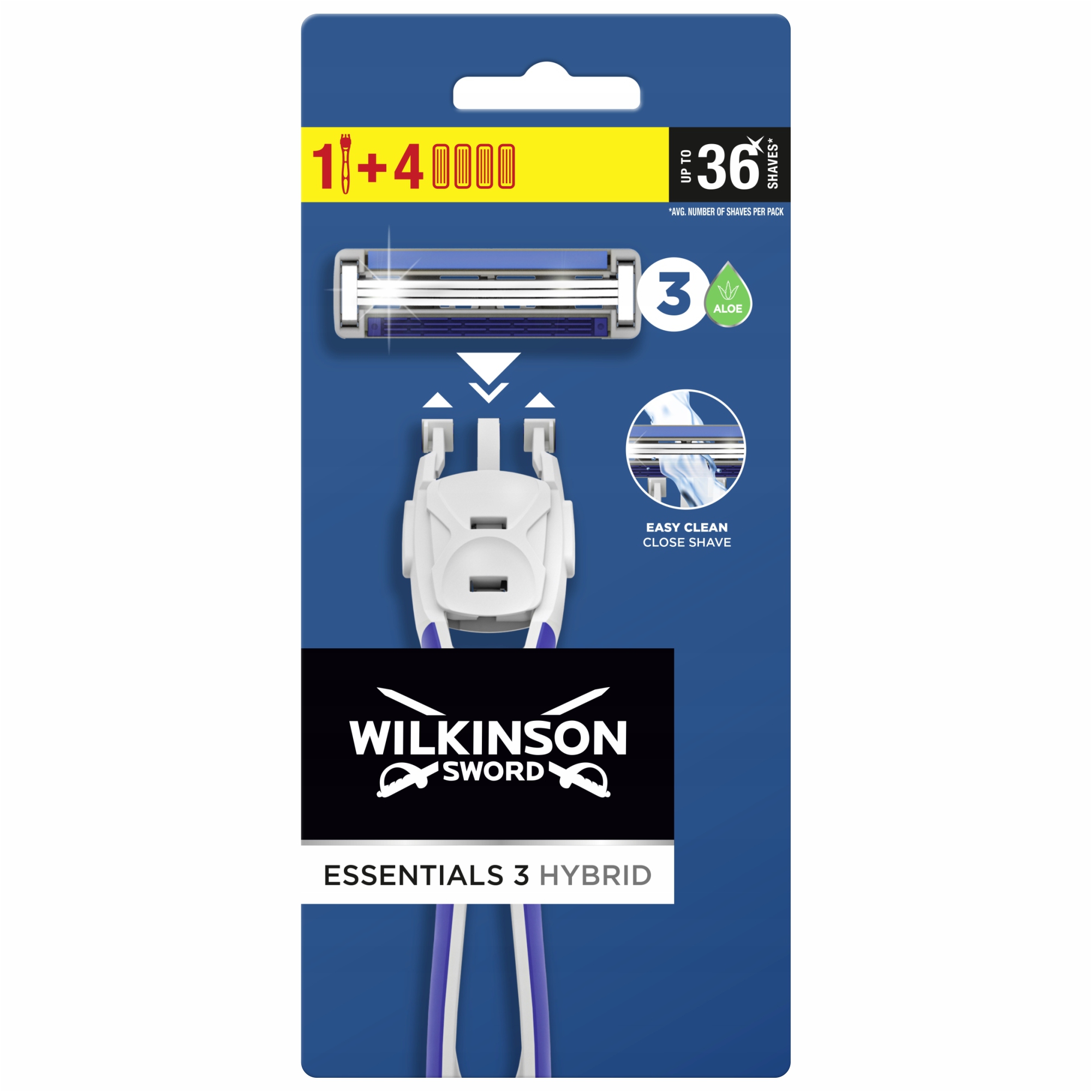 Aparat de ras Hybrid Sword Essential 3, Wilkinson