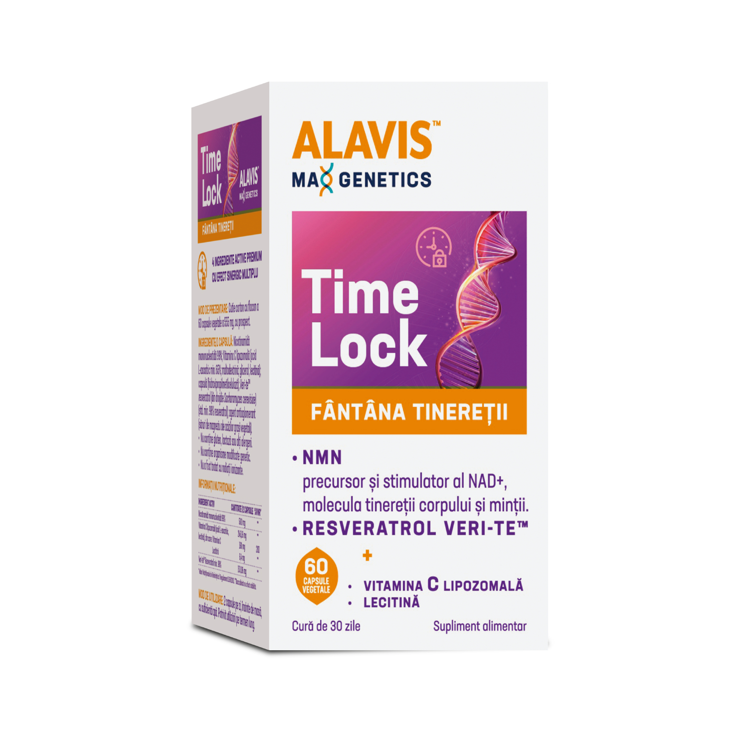 Max Genetics NMA Time Lock, 60 capsule, Alavis Maxima