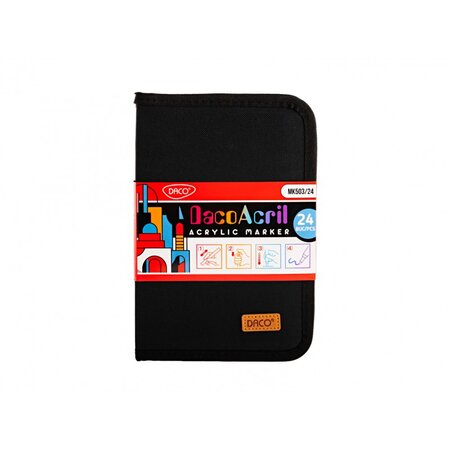 Set Markere acrilice, 24 buc, Daco 687966