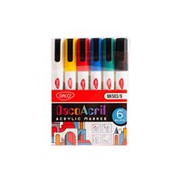 Set Markere acrilice, 6 buc, Daco