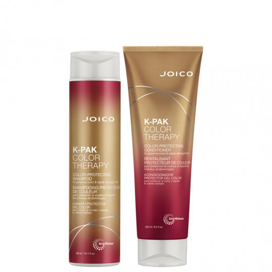 Pachet Joico Sampon K-Pak Color Therapy si Balsam K-Pak Color Therapy, 300 ml + 250 ml, Joico