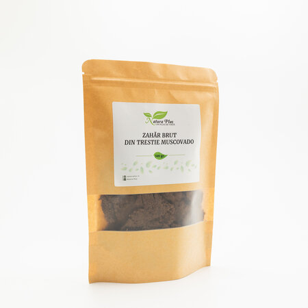 Zahar brut din trestie Muscovado, 500 g, Natura Plus 688118