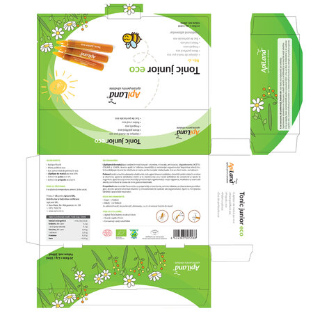 Tonic Junior Eco, 20 fiole x 10 ml, Apiland 688303
