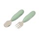 Set tacamuri inox, Sage Green, + 10 luni, 2 bucati, Beaba 688304