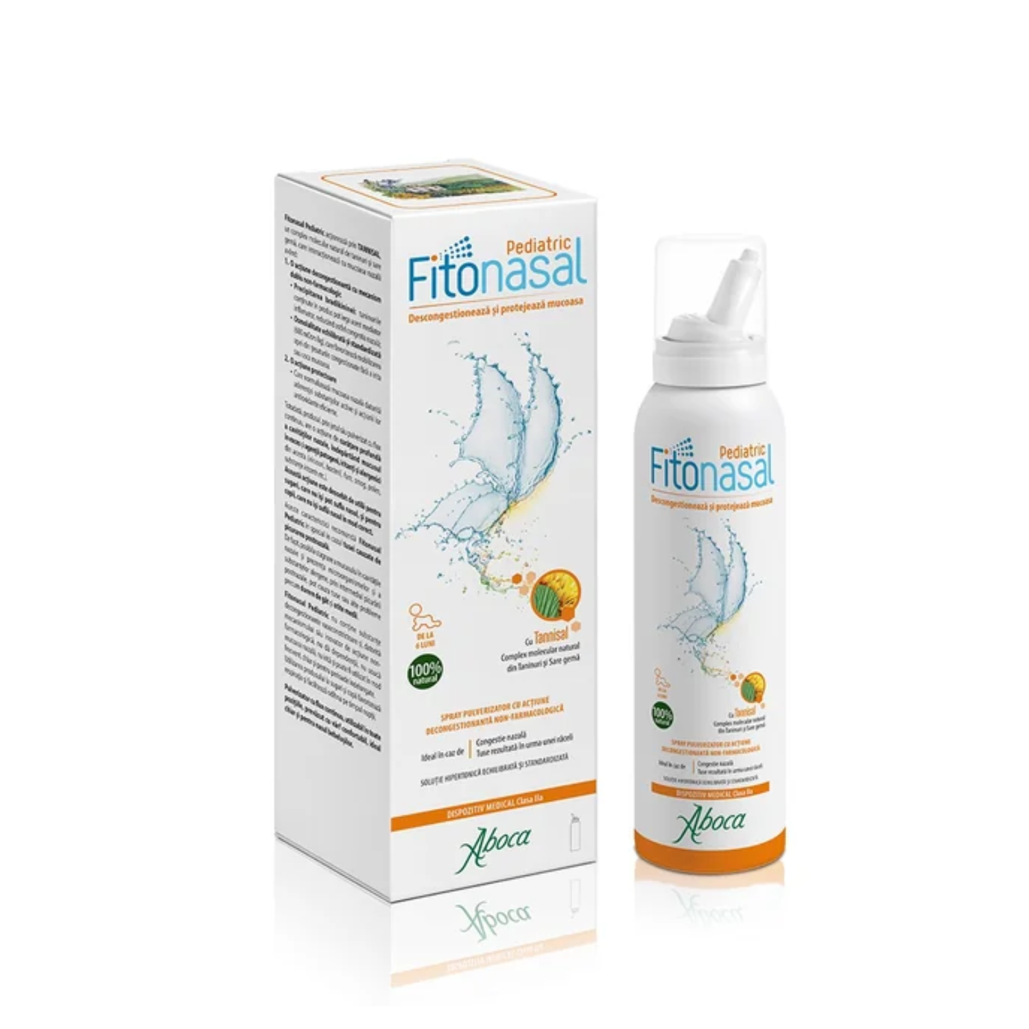 Spray nazal Fitonasal Pediatric, 6 luni+,125 ml, Aboca