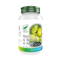 Noni, Borojo si Acai, 60 capsule, Pro Natura