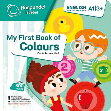 Carte interactiva, My First Book Of Colours, +3 ani, Raspundel Istetel 688405