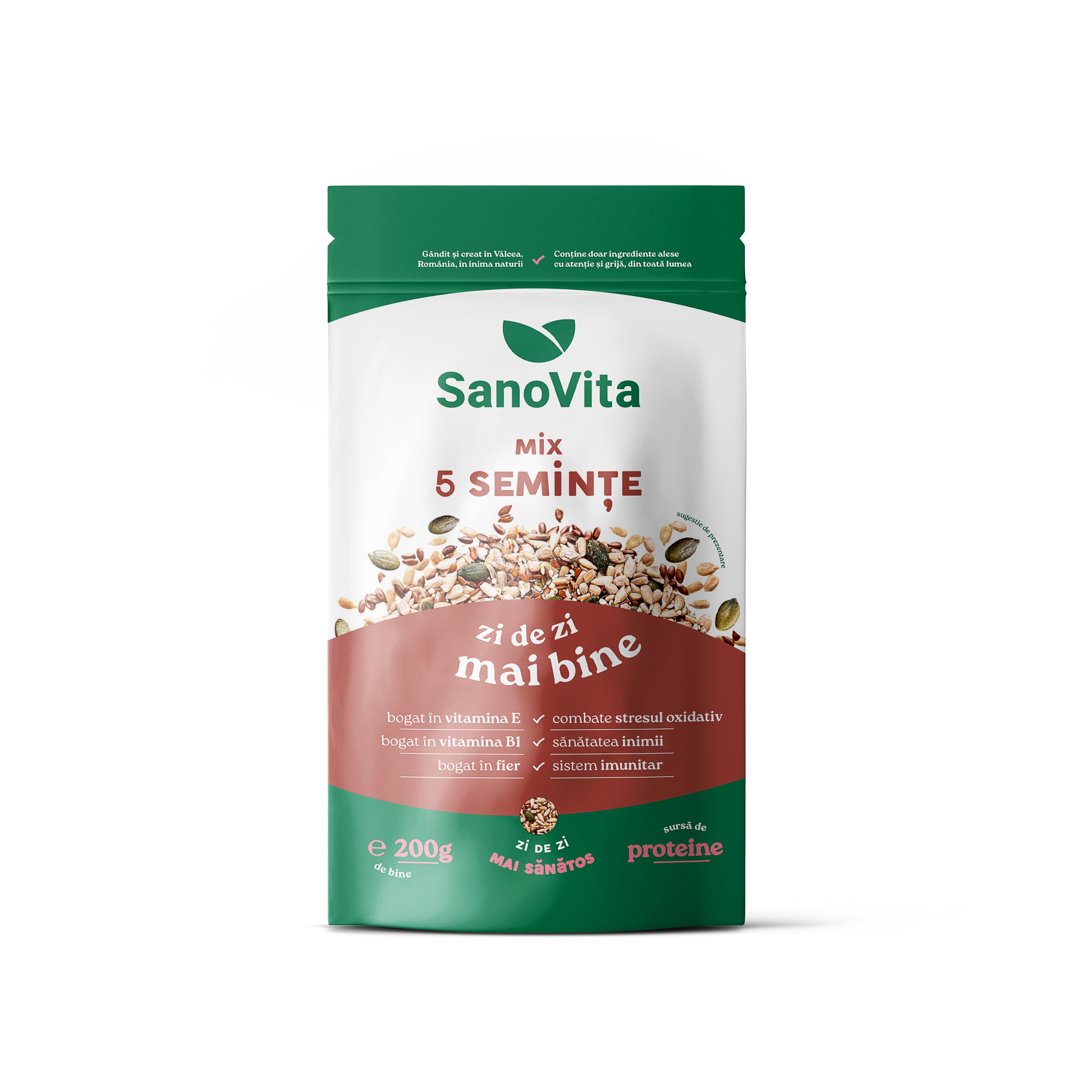 Mix 5 seminte, 200 g, Sanovita