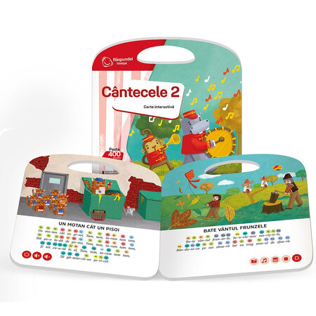 Carte interactiva Cantecele 2, +2 ani,Raspundel Istetel 688419