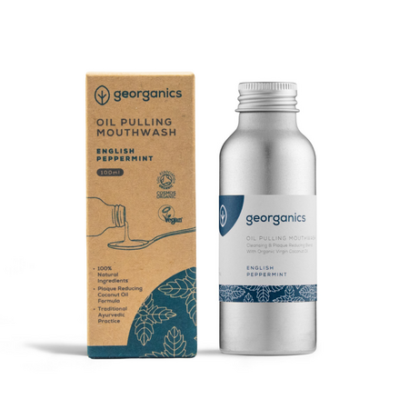 Ulei pentru igiena orala, Peppermint,100 ml, Georganics 688433