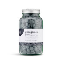 Tablete pentru apa de gura, Charcoal,180 buc, Georganics