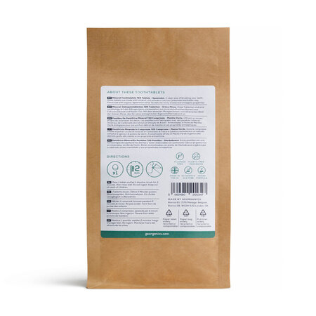 Apa de gura tablete, Spearmint,720 buc, Georganics 688477