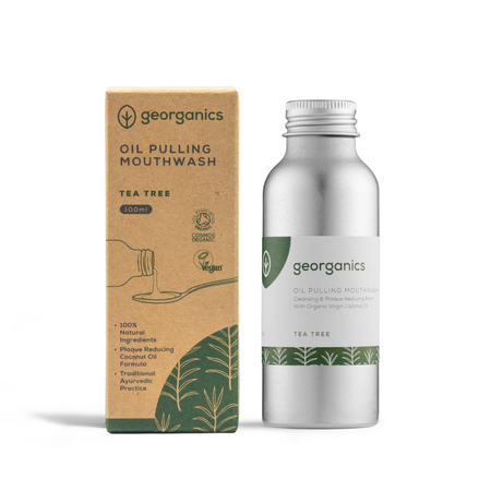 Ulei pentru igiena orala, Tea Tree,100 ml, Georganics 688498