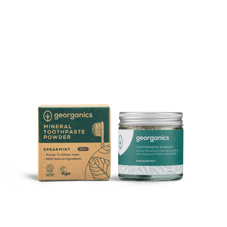 Pasta de dinti pudra, Spearmint,60 ml, Georganics 688501