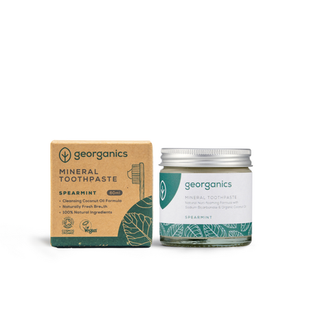 Pasta de dinti minerala, Spearmint,60 ml, Georganics 688509