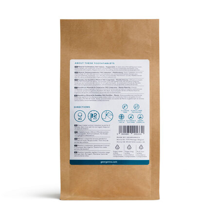 Apa de gura tablete, Peppermint,720 buc, Georganics 688518