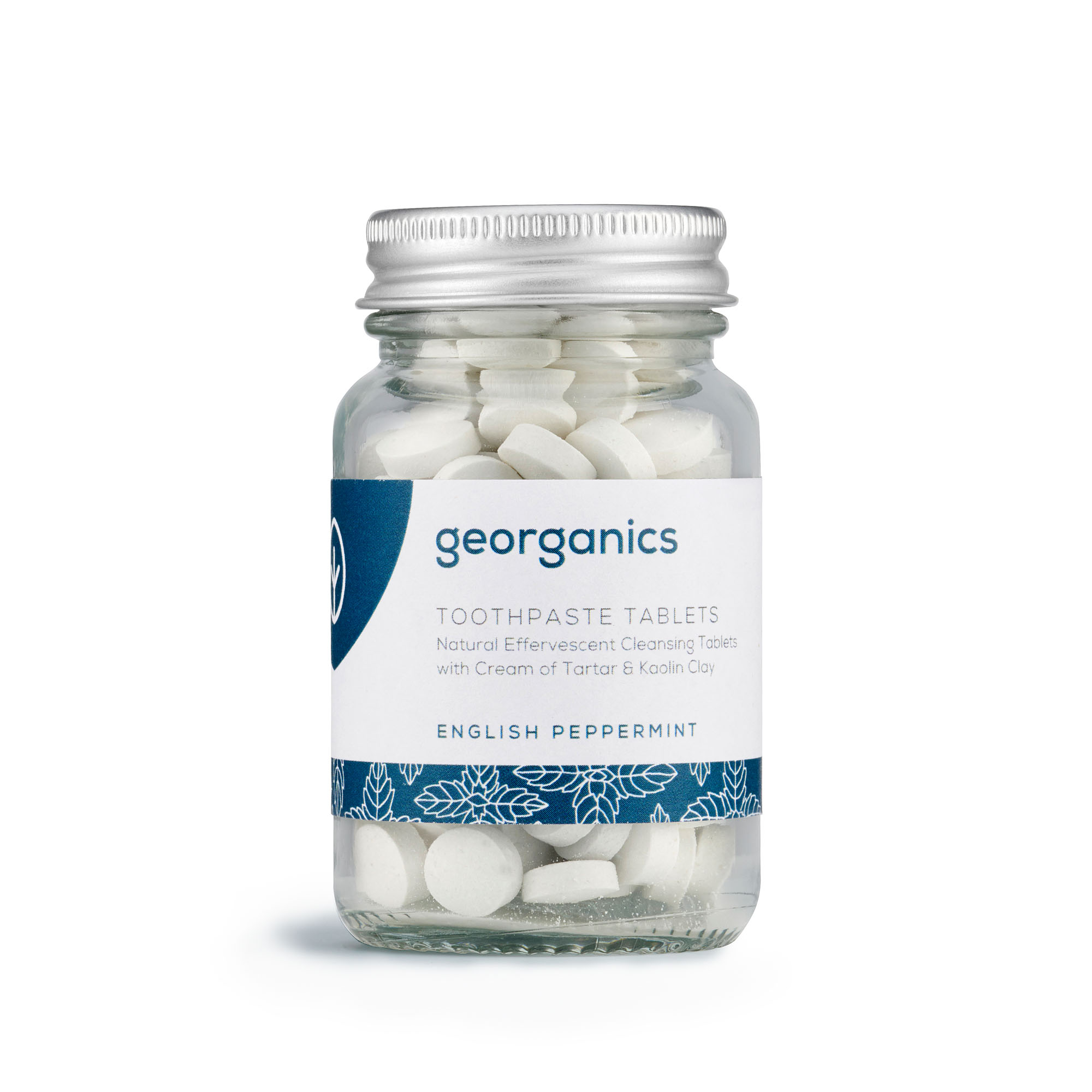 Apa de gura tablete, Peppermint,180 buc, Georganics