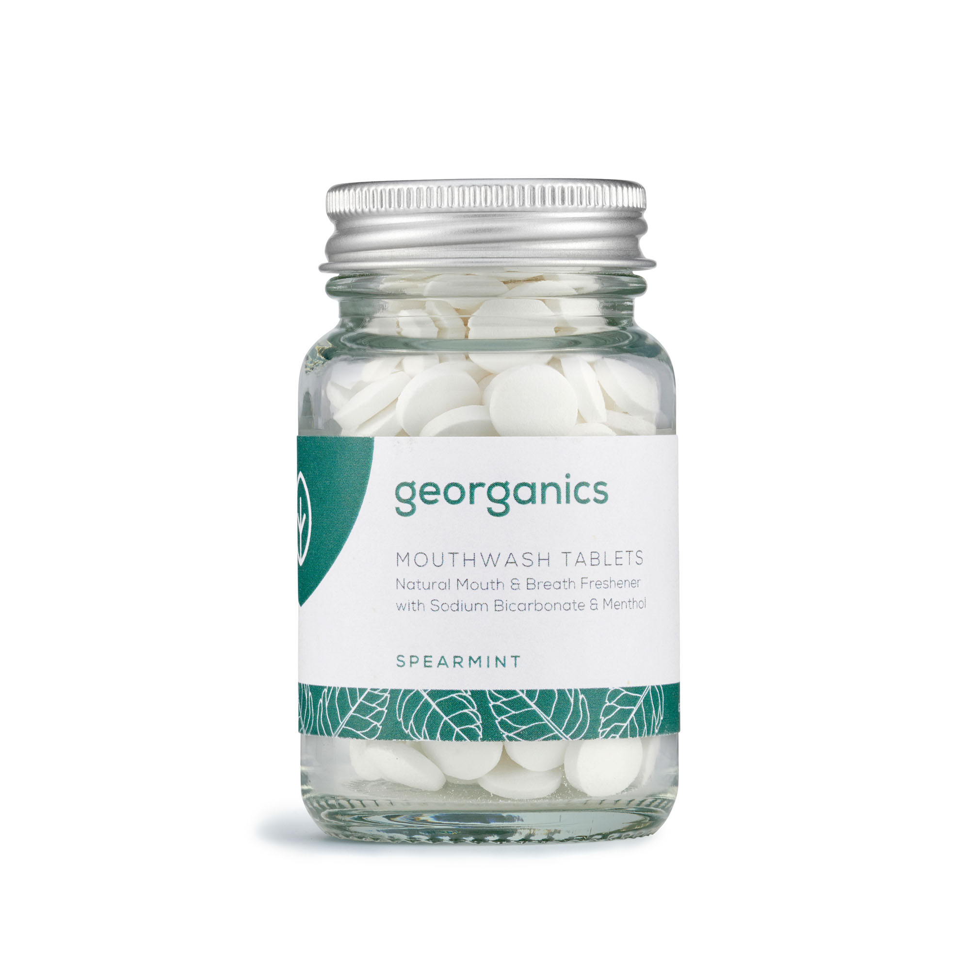 Apa de gura tablete, Spearmint,180 buc, Georganics