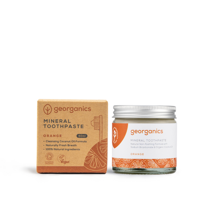 Pasta de dinti minerala, Orange,60 ml, Georganics 688529