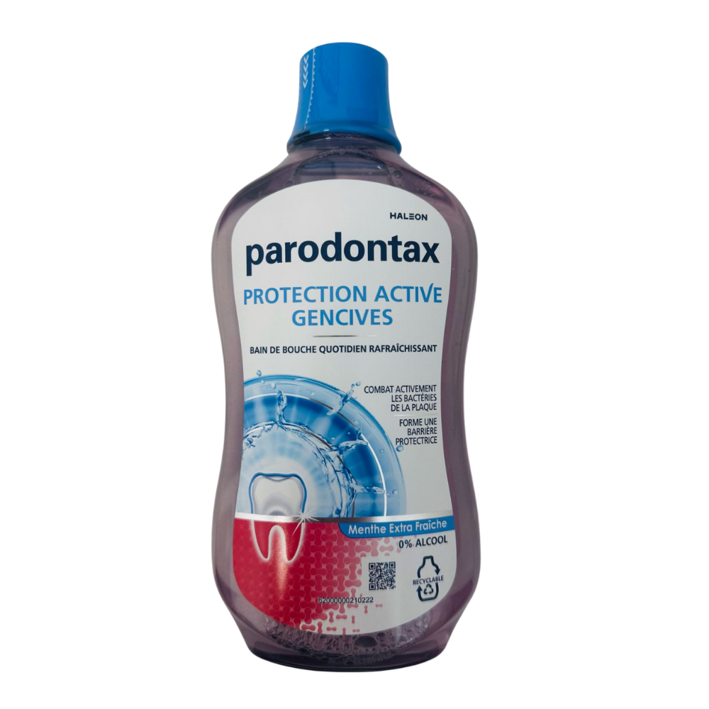 Apa de gura fara alcool Protection Active Gencives, 500 ml, Parodontax