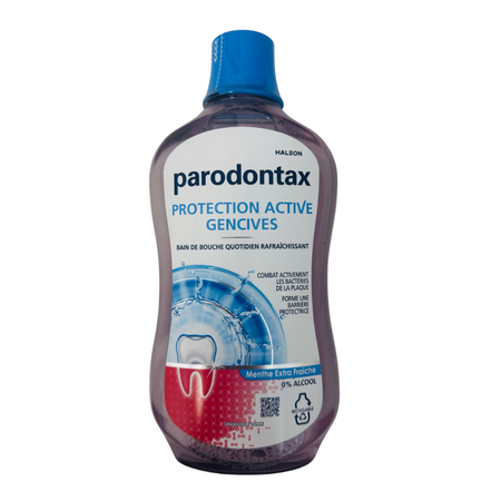 Apa de gura fara alcool Protection Active, 500 ml, Parodontax