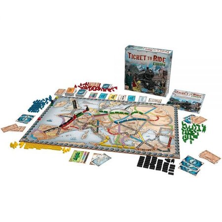 Joc de societate, Europe, + 8 ani, 1 bucata, Ticket to ride 688625