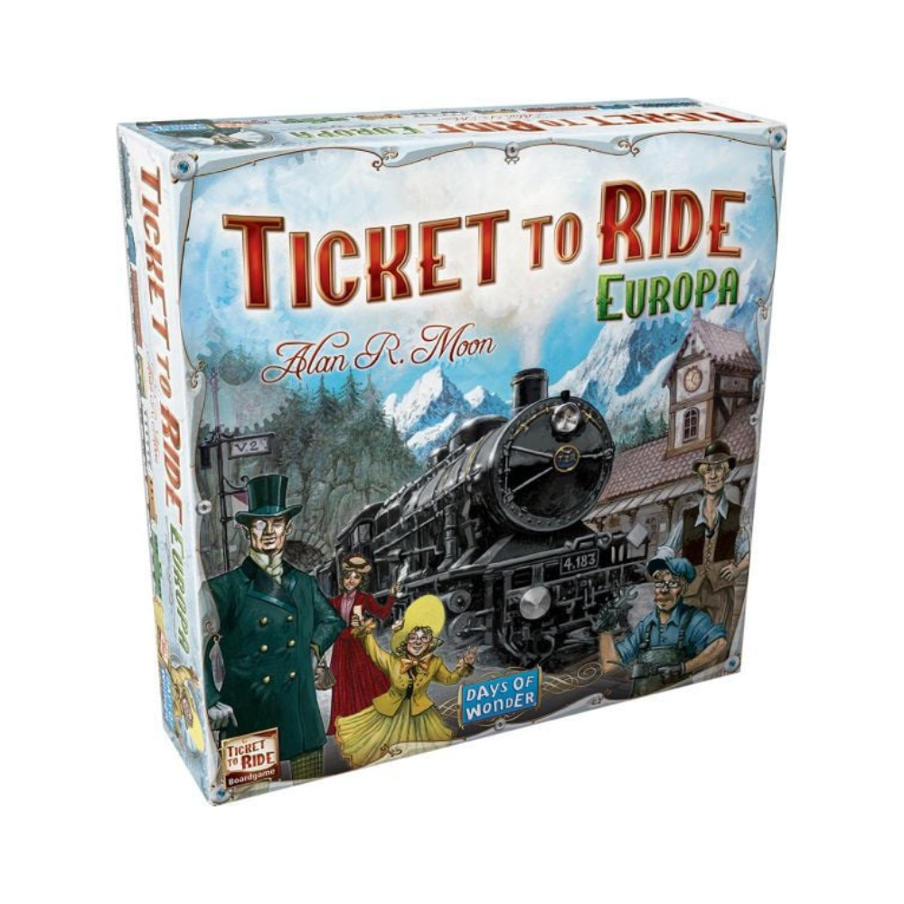 Joc de societate, + 8 ani, Europe, 1 bucata, Ticket to ride