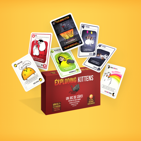 Joc de carti, 7 ani+, Exploding Kittens 688667
