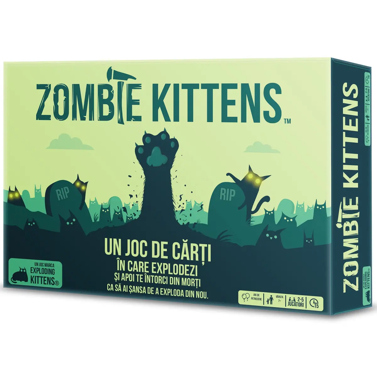 Joc de societate, + 7 ani, 1 joc, Exploding Kittens