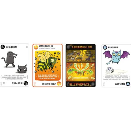 Joc de societate, + 7 ani, 1 joc, Exploding Kittens 688693