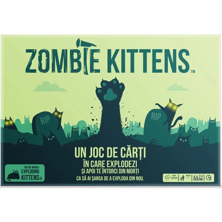 Joc de societate, + 7 ani, 1 joc, Exploding Kittens 688690