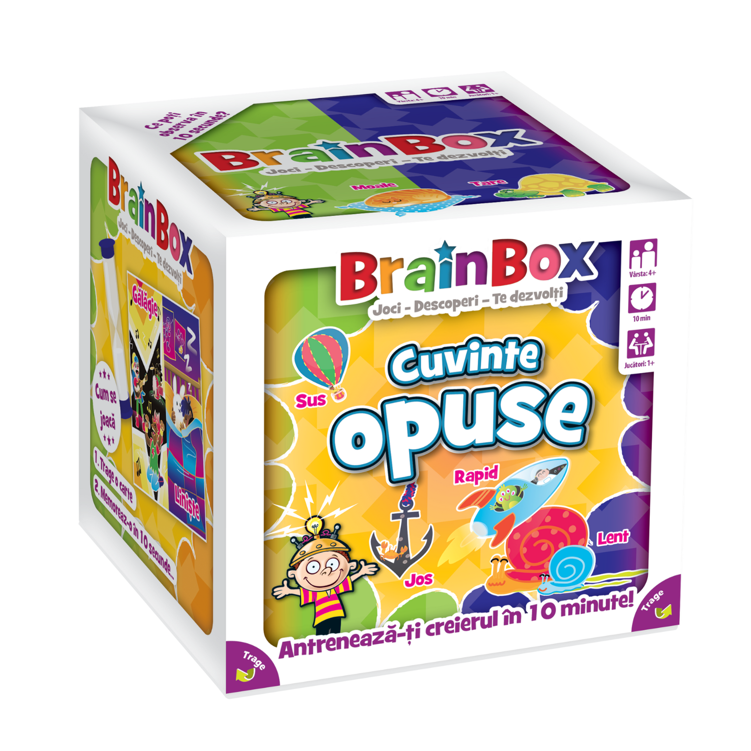 Joc educativ - Cuvinte opuse, 4 ani+, Brainbox