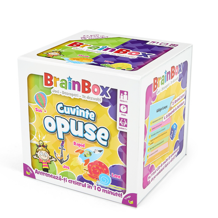 Joc educativ - Cuvinte opuse, 4 ani+, Brainbox 688709