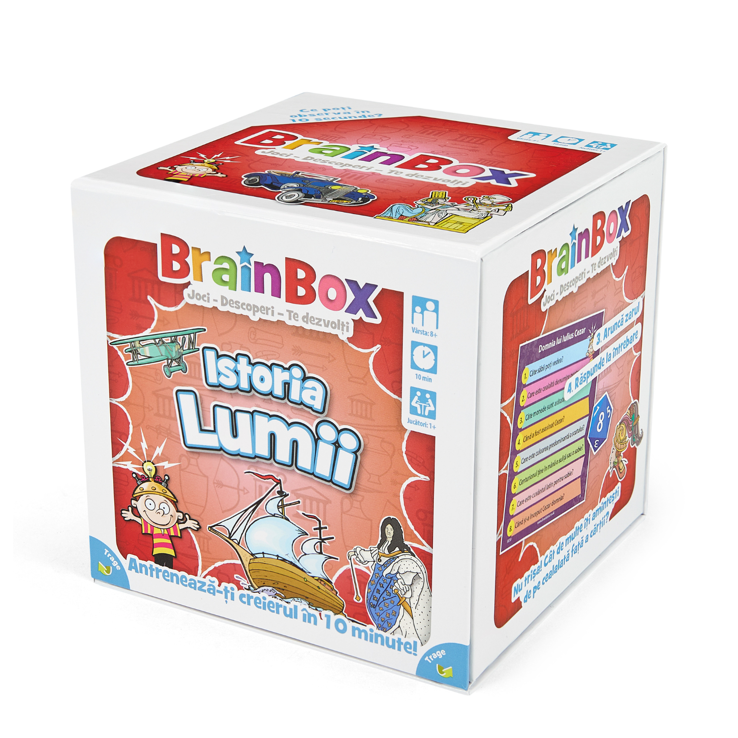 Joc educativ - Istoria Lumii, 8 ani+, Brainbox