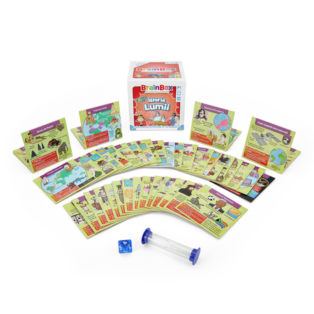 Joc educativ - Istoria Lumii, 8 ani+, Brainbox 688714
