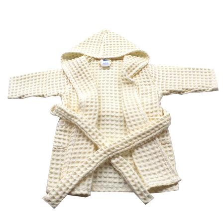 Halat de baie, Crem, Soricel, 6-8 ani, Baltic Bebe 741175