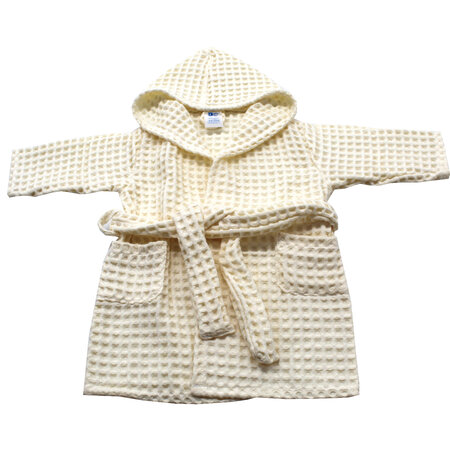 Halat de baie, Crem, Soricel, 6-8 ani, Baltic Bebe 741176