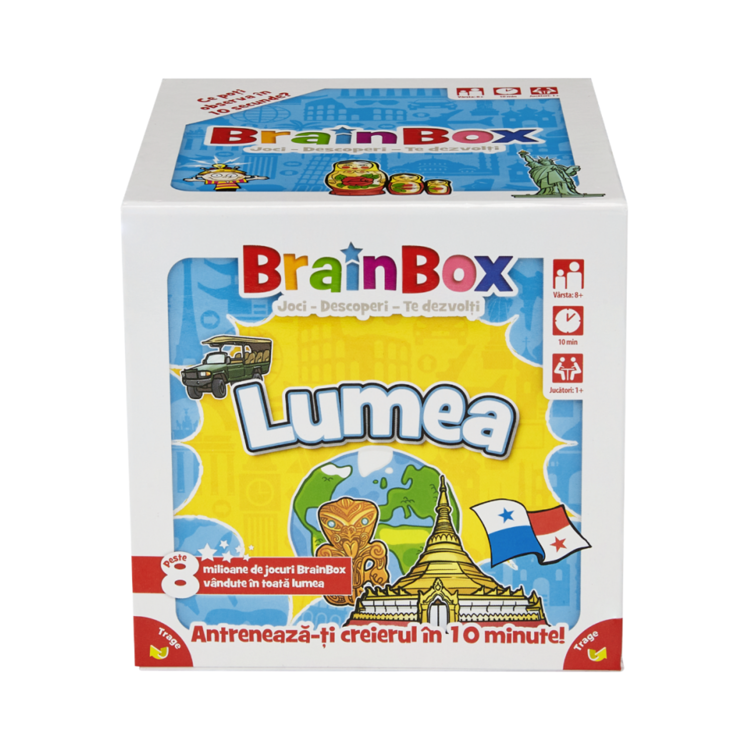 Joc educativ - Lumea, 8 ani+, Brainbox