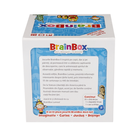 Joc educativ - Lumea, 8 ani+, Brainbox 688878
