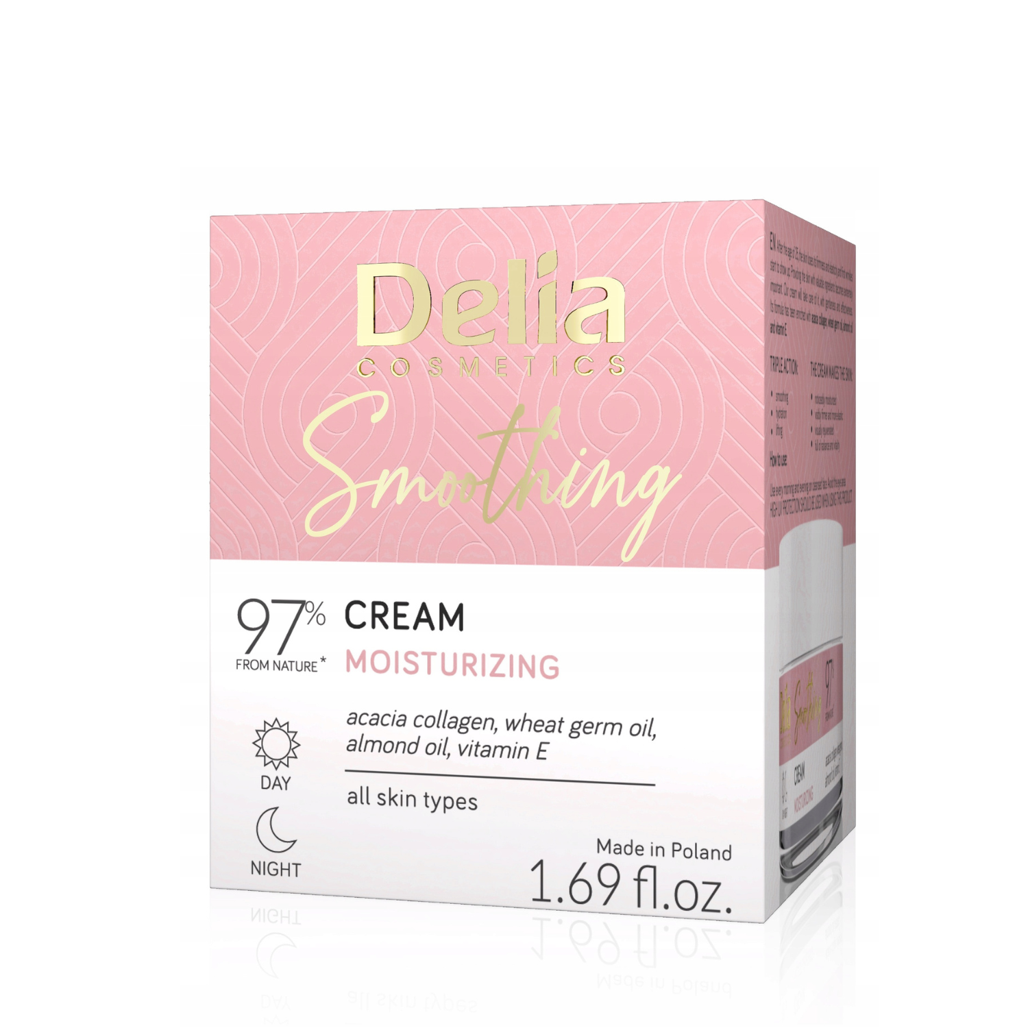 Crema de fata hidratanta Smoothing, 50 ml, Delia