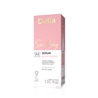 Ser hidratant pentru fata si decolteu Smoothing, 30 ml, Delia