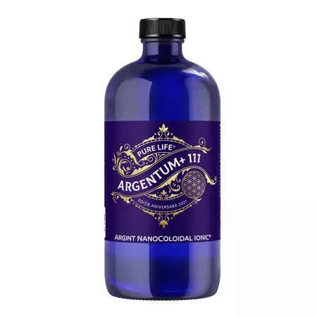 Argentum+ 111 hidrosolutie buvabila cu argint natural ionic, 480 ml, Pure Life