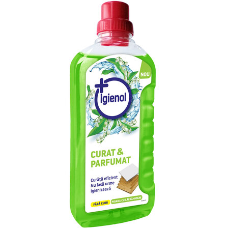 Solutie concentrata de curatare a pardoselilor, Poiana cu Lacramioare, 1 litru, Igienol 689085