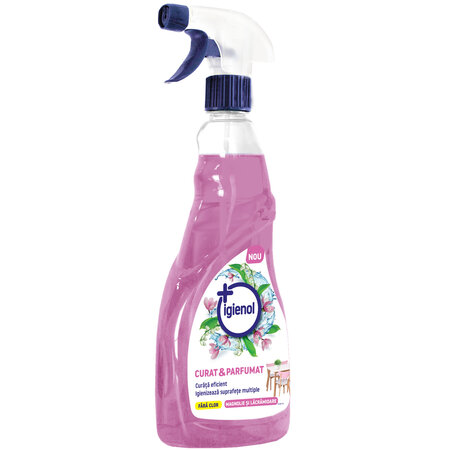 Solutie concentrata de curatare a obiectelor si suprafetelor mici, Magnolie si Lacramioare, 750 ml, Igienol 689089