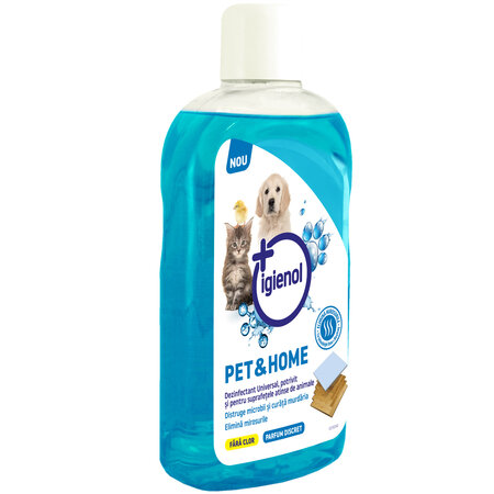Detergent universal pentru suprafete atinse de animale Pet&Home, 1 litru, Igienol 689104