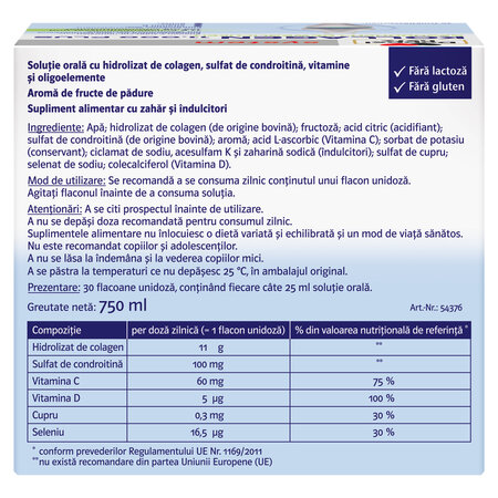 Kollagen 11.000 Plus solutie orala, 30 flacoane, Doppelherz 722623