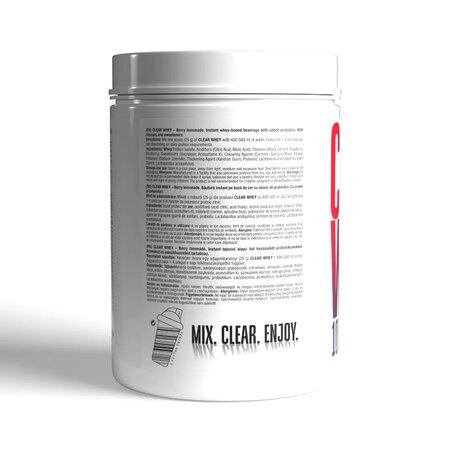 Clear Whey, Berry Lemonade, 450g, Pro Nutrition 689285