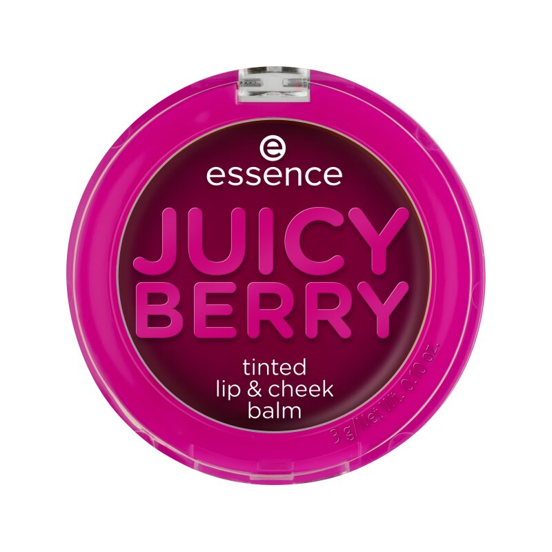 Balsam colorat pentru buze si obraji Juicy Berry, Violet, 3 g, Essence